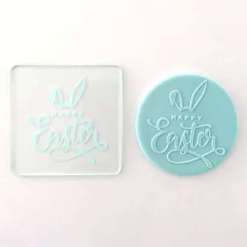 Happy Easter Debosser Stamp - Click Image to Close